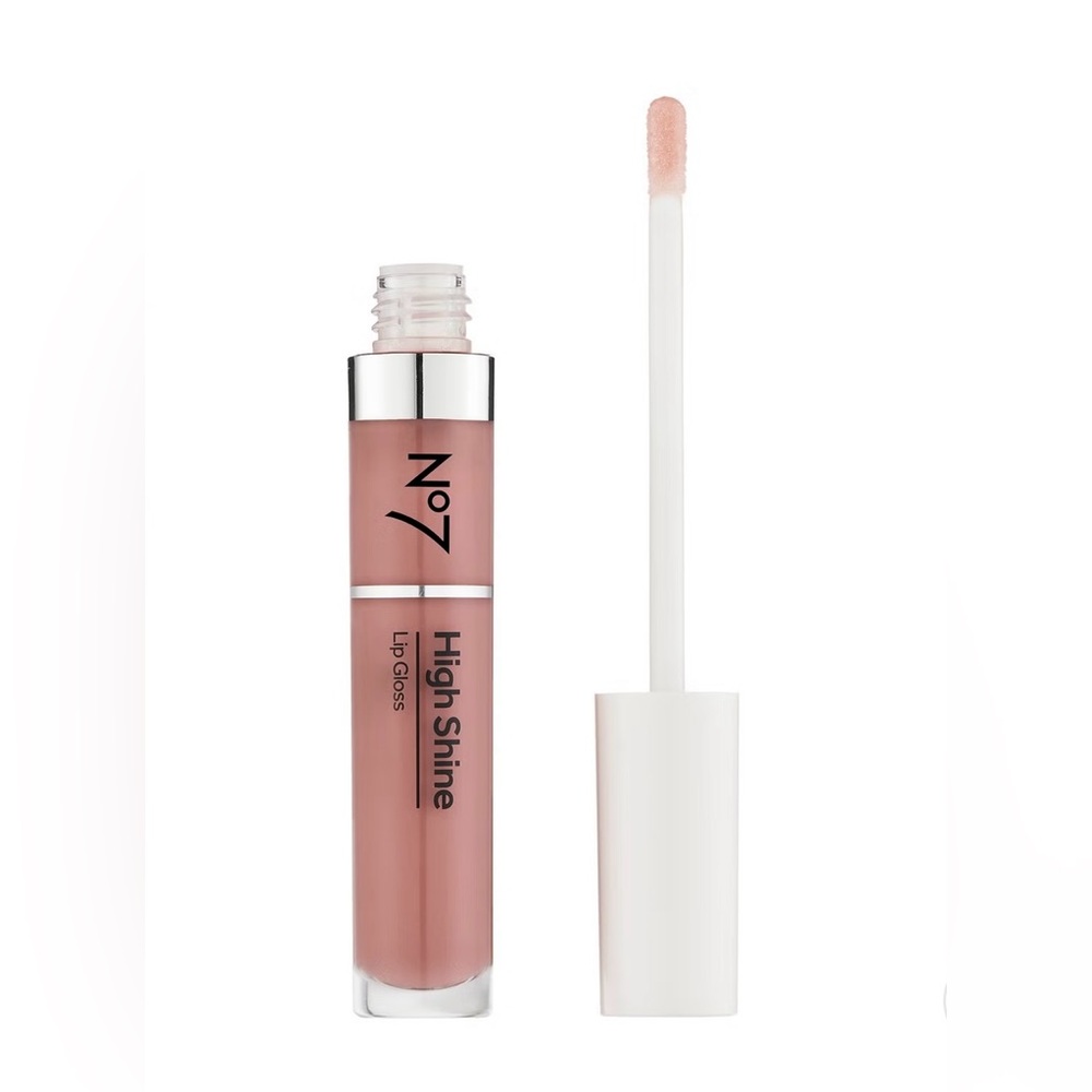 New Boots No7 High Shine Lip Gloss Desert Rose
